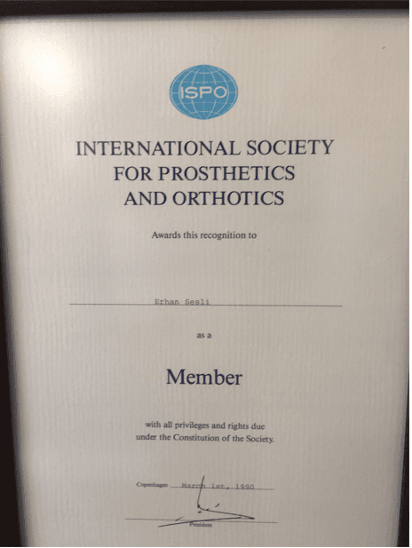 INTERNATIONAL SOCIETY FOR PROSTHETICS AND ORTHOTICS