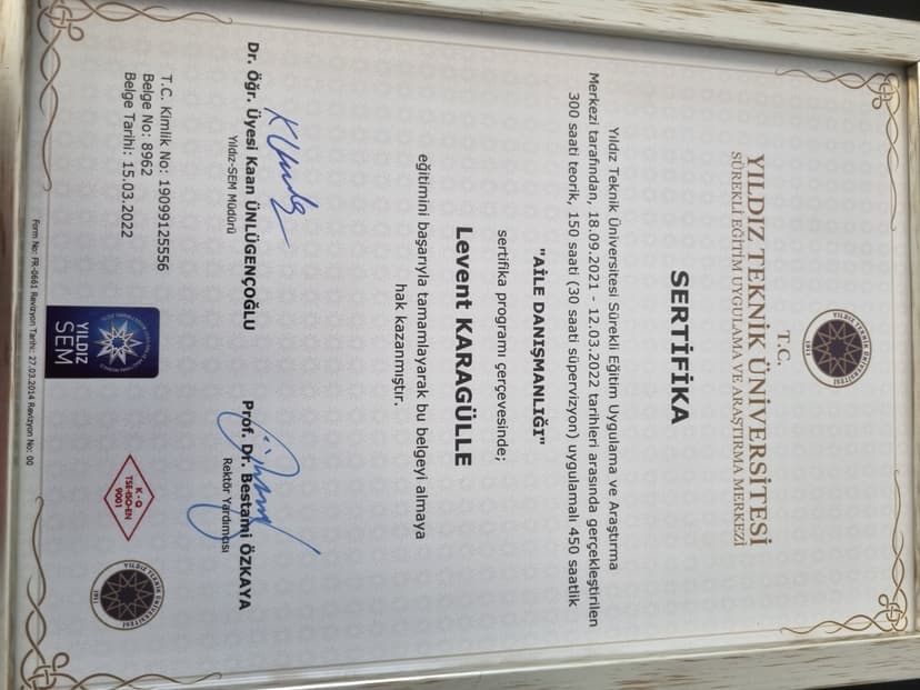 aile danışmanlık sertifikası