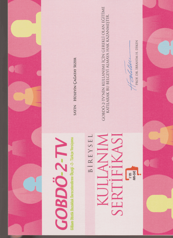 GILLIAM OTİSTİK BOZUKLUK DERECELENDİRME ÖLÇEĞİ (GOBDÖ-2)