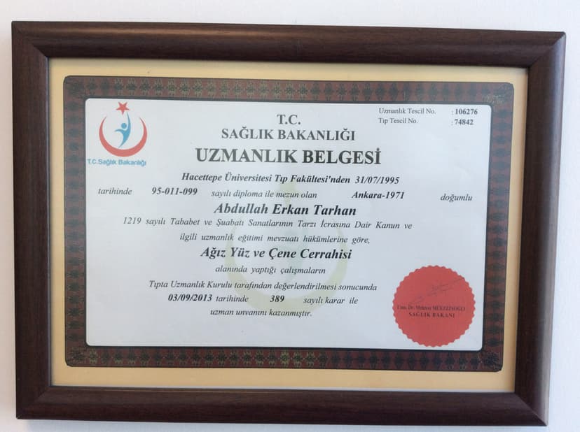 Uzmanlık Belgesi