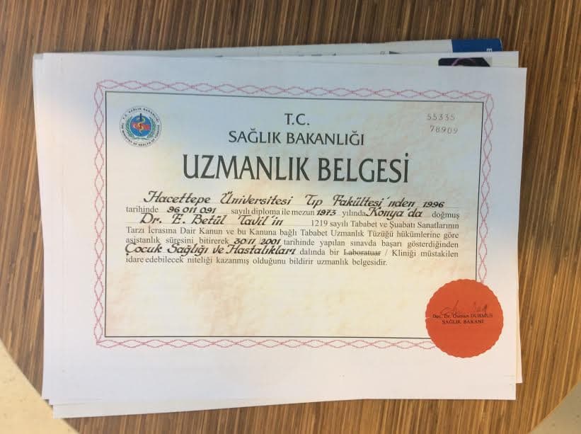 Uzmanlık Belgesi