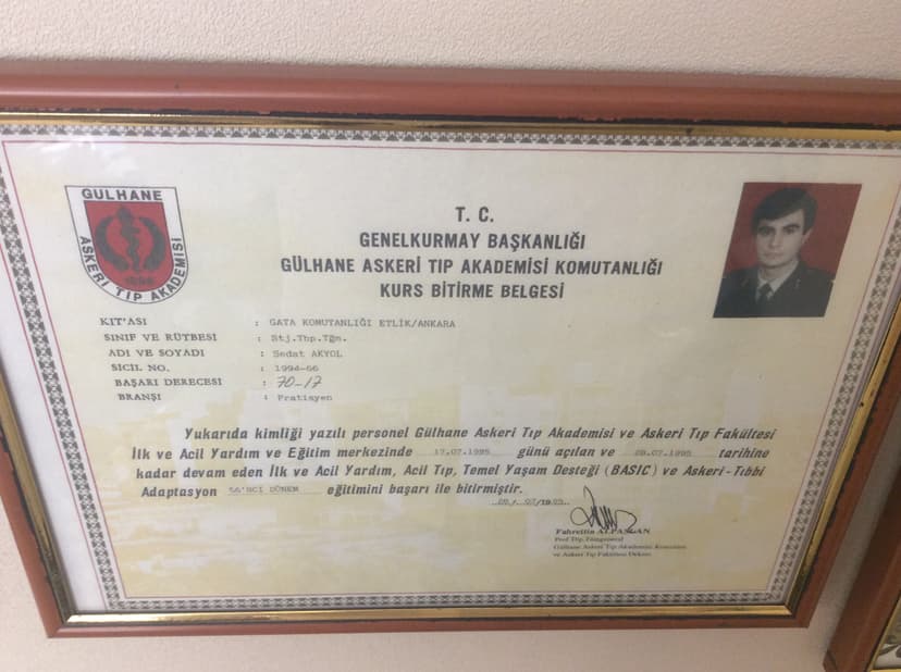 Kurs bitirme belgesi 2