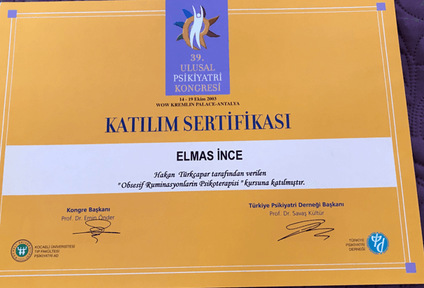 Obsesif Ruminasyonların Psikoterapisi