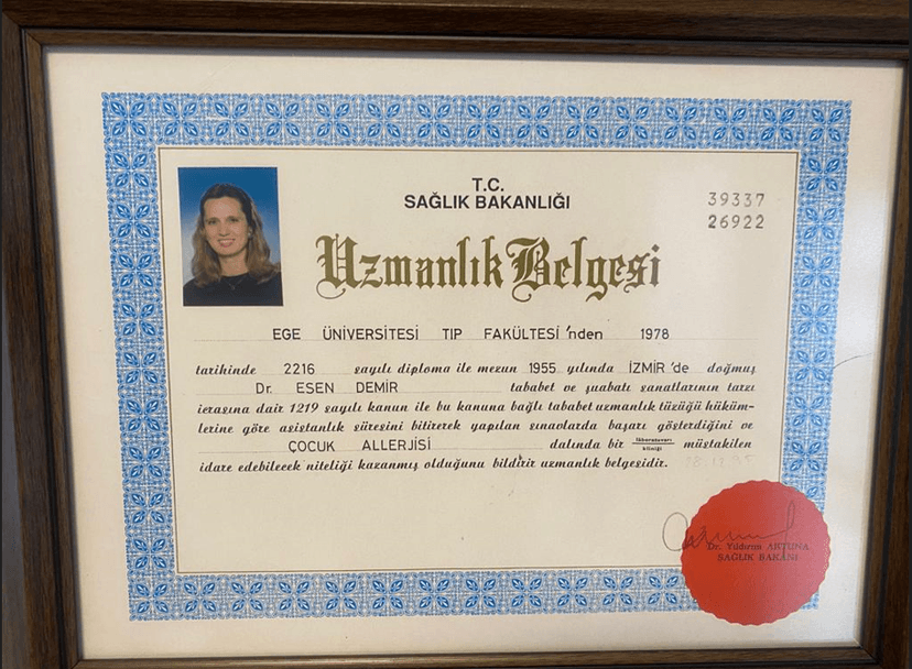UZMANLIK BELGESİ