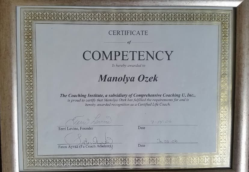 COACHİNG CERTIFICATE