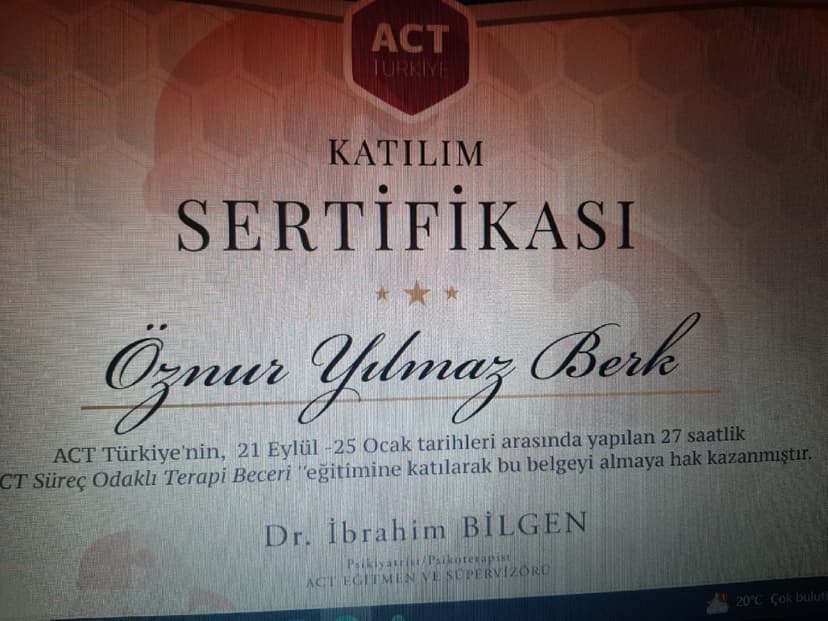 süreç odaklı terapi