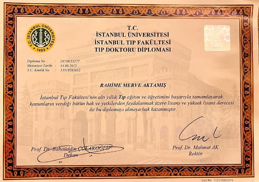 TIP FAKÜLTESİ DİPLOMASI