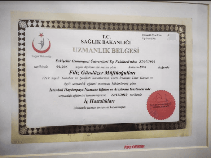 Uzmanlık Belgesi