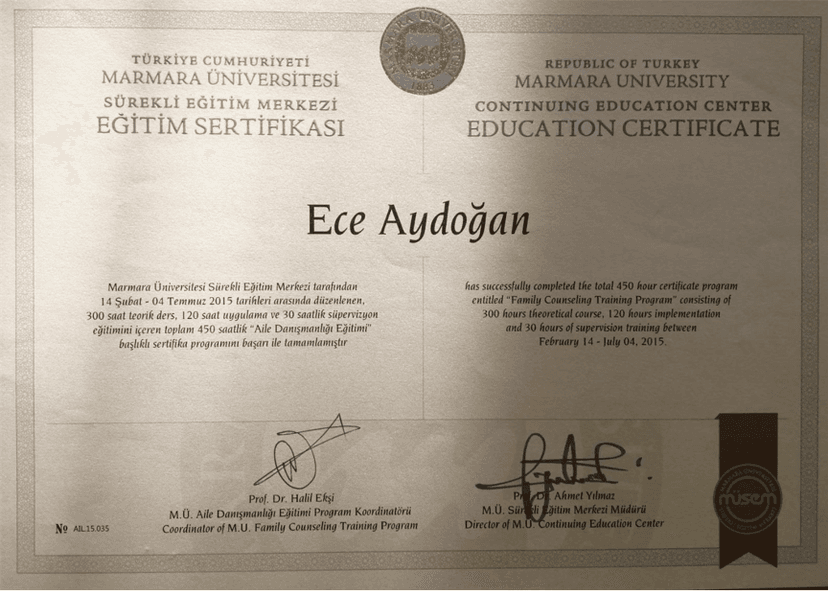 Marmara Üniversitesi Sürekli Eğitim Merkezi Eğitim