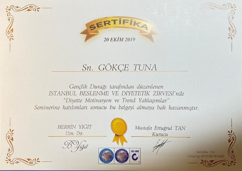 Eğitim Sertifika