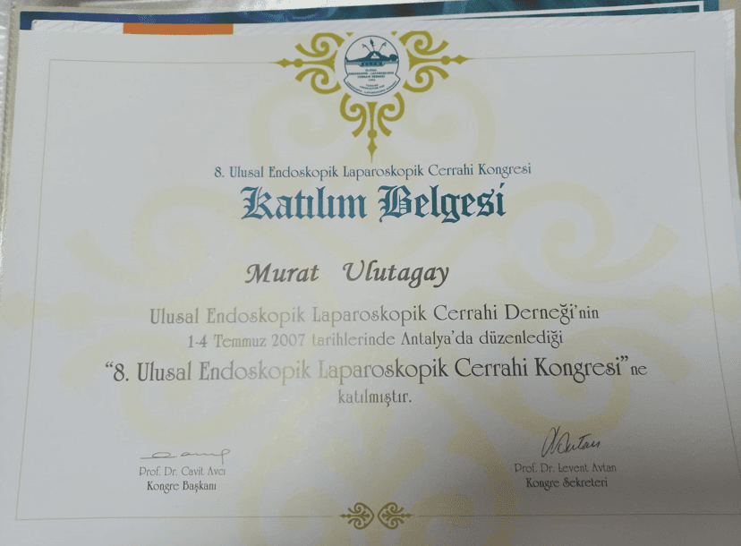 8.ULUSAL ENDOSKOPİK LAPAROSKOPİK CERRAHİ KONGRESİ