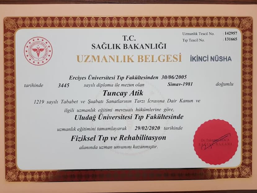 Uzm. Dr. Tuncay Atik