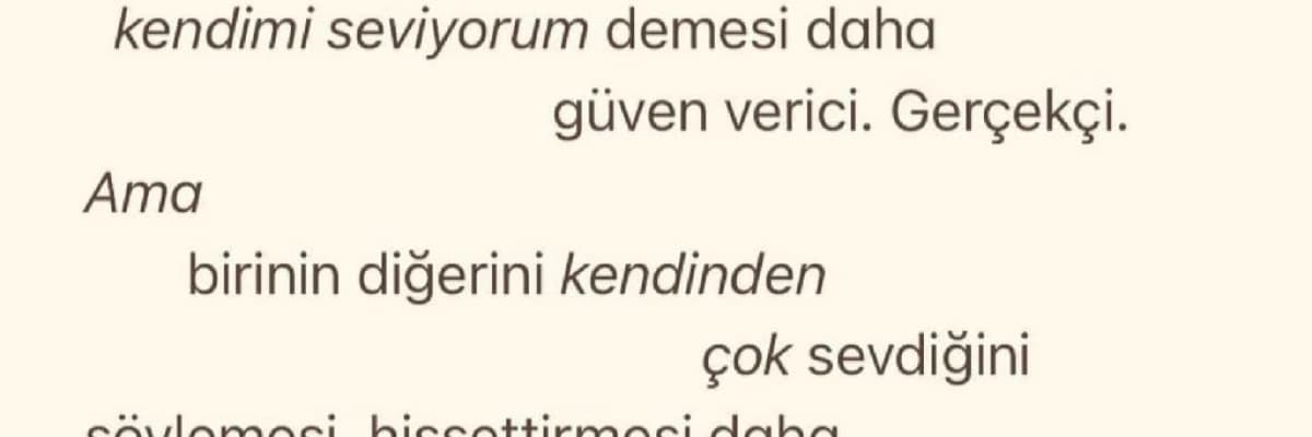 Sağlıklı Narsisizm ve Benlik