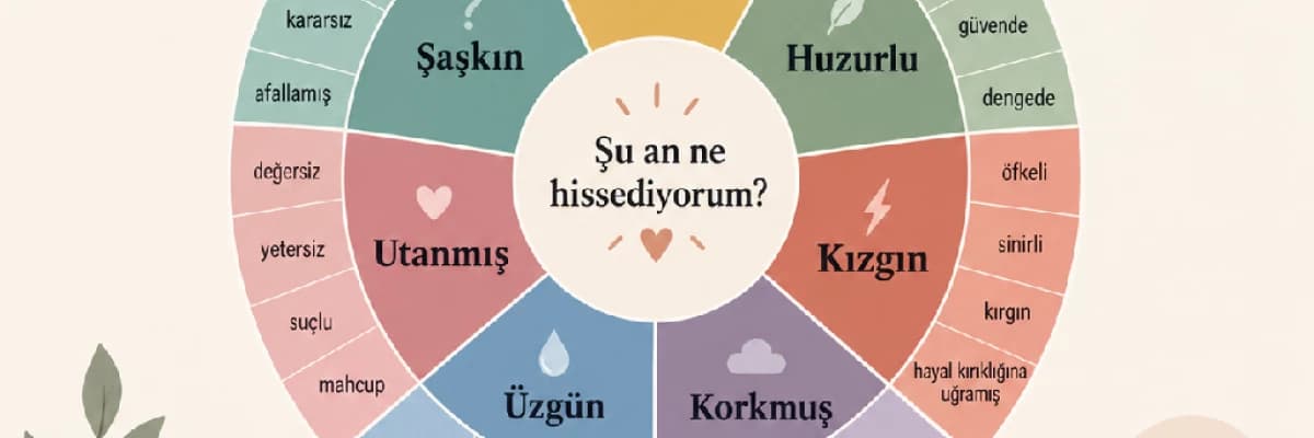Ne Hissediyorum? Duygularımızı Tanımak Neden Bu Kadar Zor? - Duygu Çarkı