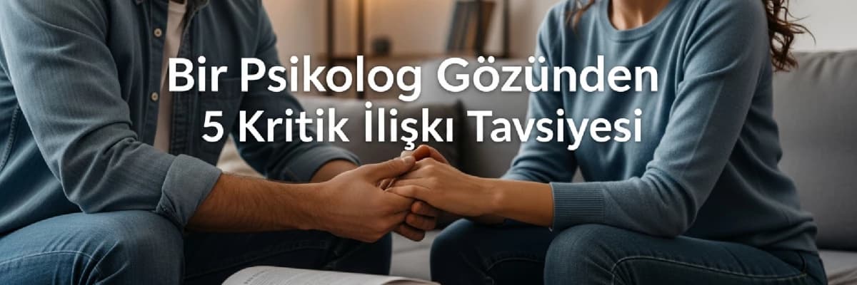 Bir Psikolog Gözünden 5 Kritik İlişki Tavsiyesi