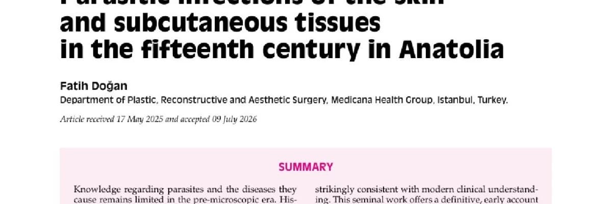 Parasitic ınfections of the skin and subcutaneous tissues in the fifteenth century in Anatolia