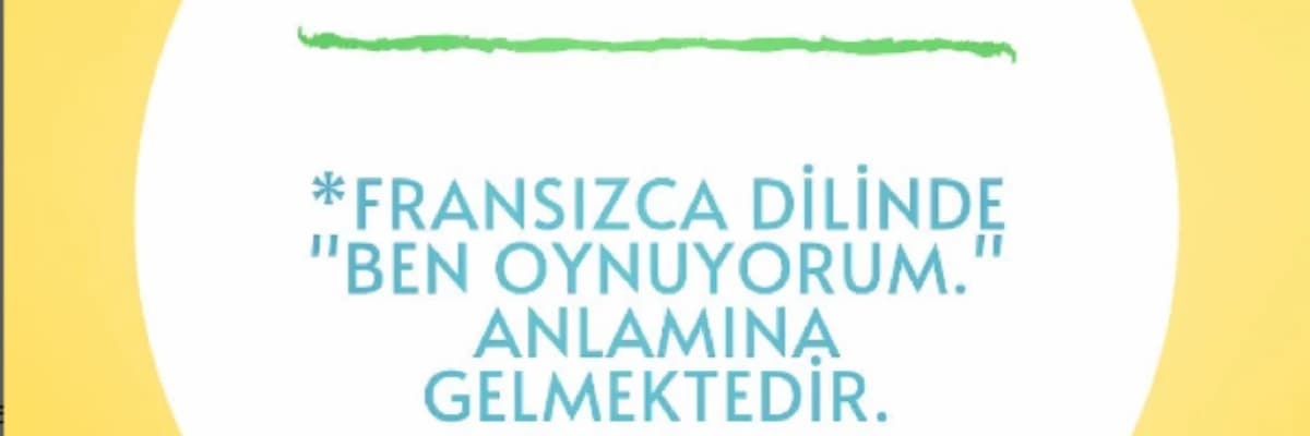 Je, Jeu. - Oyun Terapisi