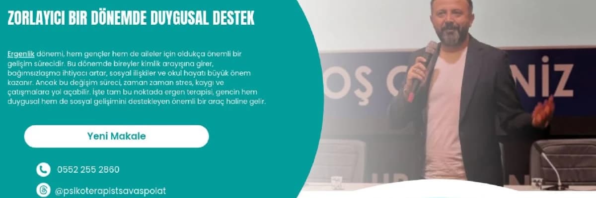 Ergen Terapisi: Zorlayıcı Bir Dönemde Duygusal Destek