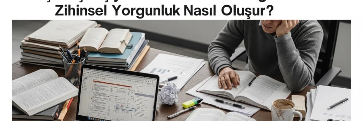 Çok Çalışıyorum Ama Verimli Değilim: Zihinsel Yorgunluk Nasıl Oluşur?