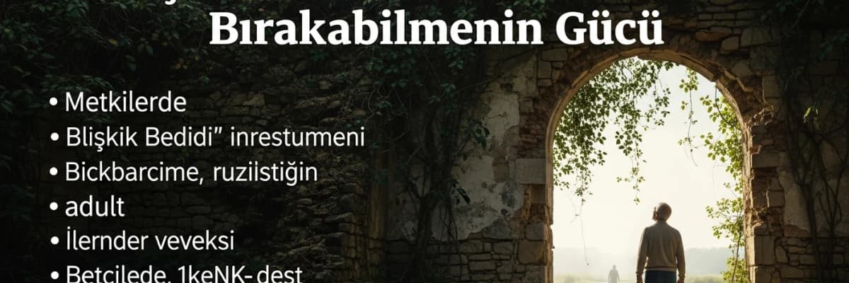 İlişkilerde “Batık Bedel” Etkisi: Bırakabilmenin Gücü