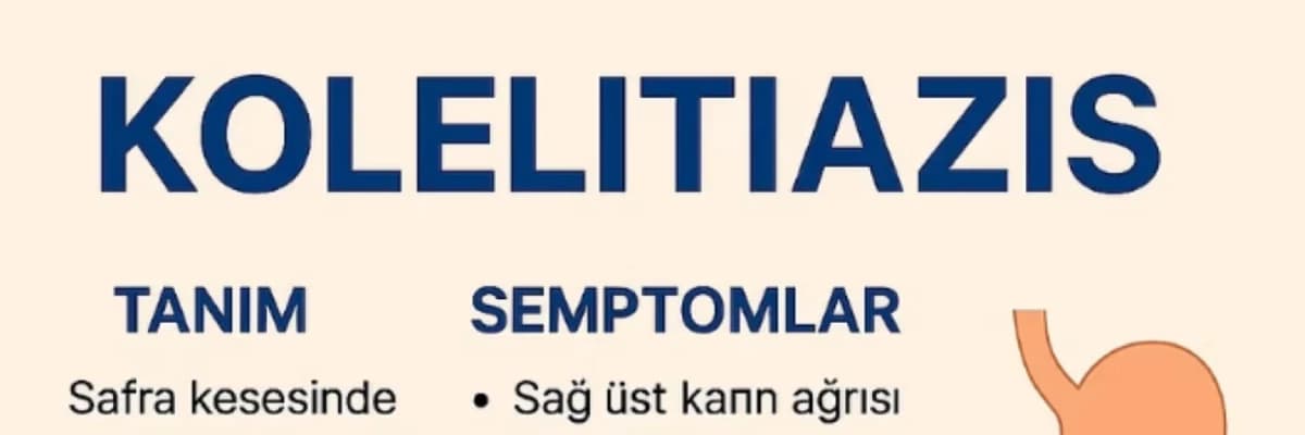 KOLELİTİAZİS (SAFRA KESESİ TAŞI) Hasta Bilgilendirme Metni