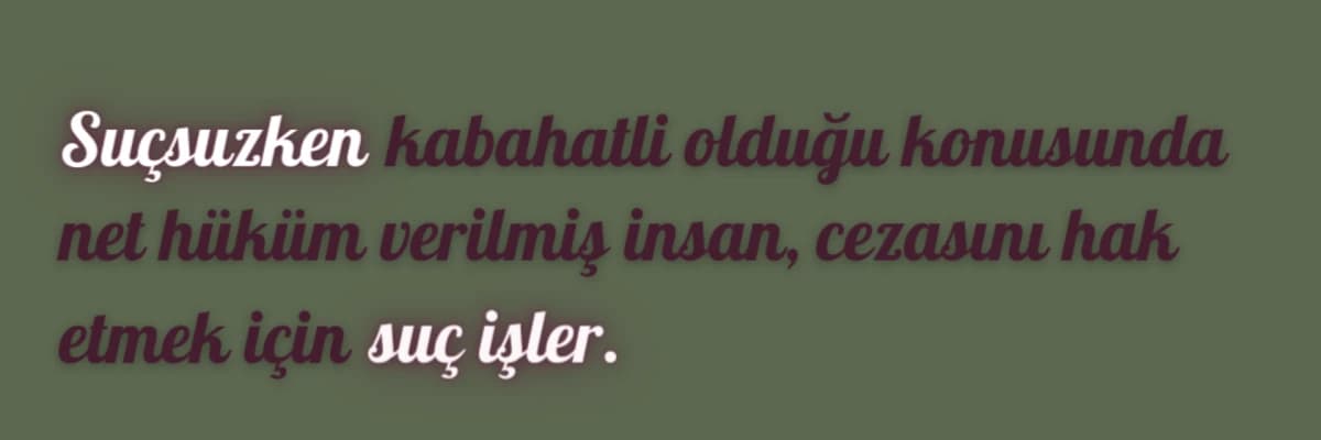Aslen Suçsuz İnsanın Suçluluk Hisleri