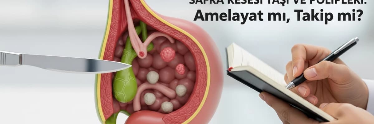 Safra Kesesi Taşı ve Polipleri: Ameliyat mı, Takip mi?