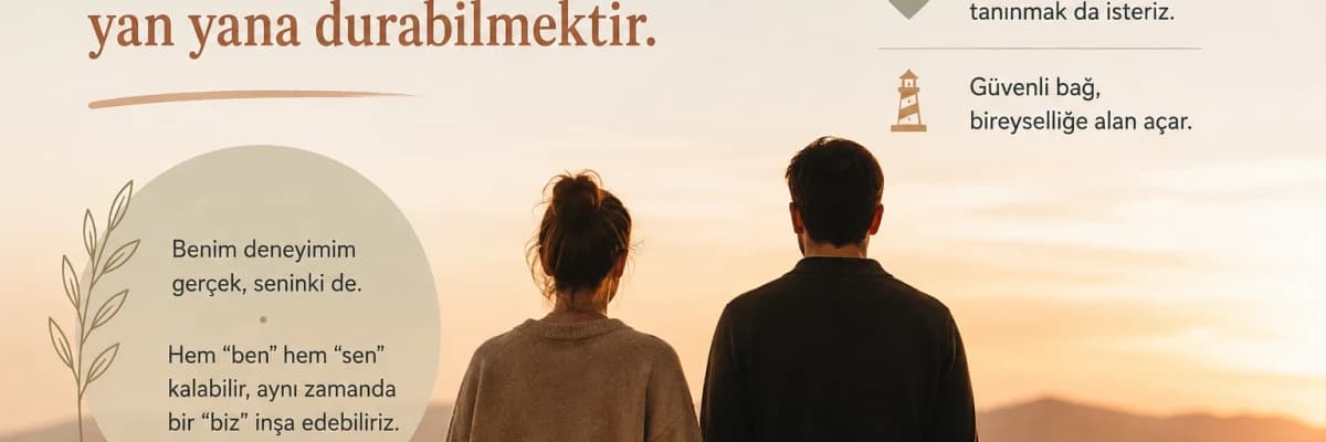 İyi Bir İlişki İnşa Etmek #1: Yan Yana Durabilmek