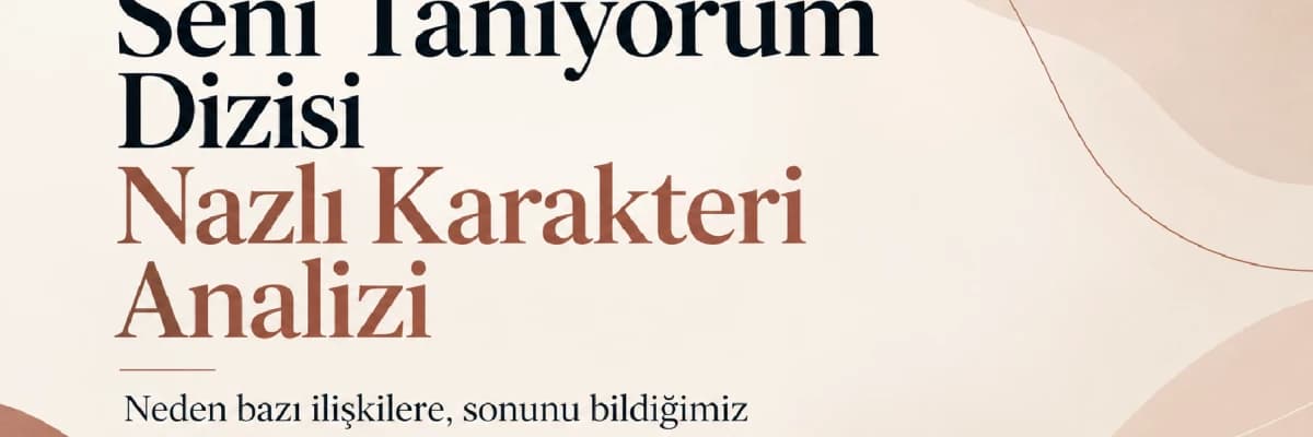 "Seni Tanıyorum" Dizisi Nazlı Karakteri Analizi: Neden Bazı İlişkilere Bu Kadar Çok Yatırım Yaparız?