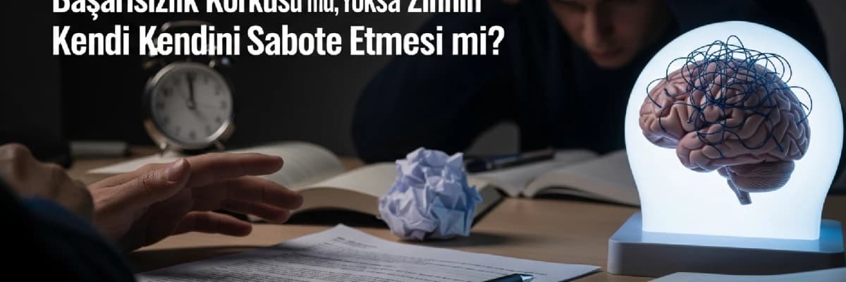 Sınav Stresi: Başarısızlık Korkusu mu, Yoksa Zihnin Kendi Kendini Sabote Etmesi mi?