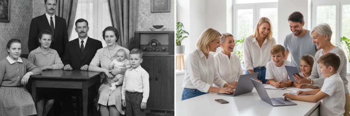 Kuşaklar Arasında Değişen Aile Yapısı: Geçmişten Günümüze Aile, Roller ve Yaşam Biçimleri