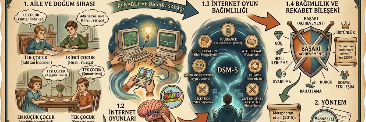 Lise Öğrencilerinde Doğum Sırası, Rekabetçilik ve İnternet Oyun Bağımlılığı İlişkisi