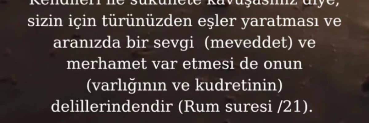 İLİŞKİLERDE MUHABBET VE MEVEDDET