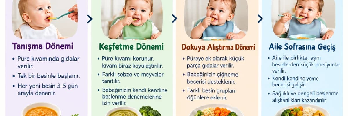 BEBEKLERDE EK GIDAYA GEÇİŞ