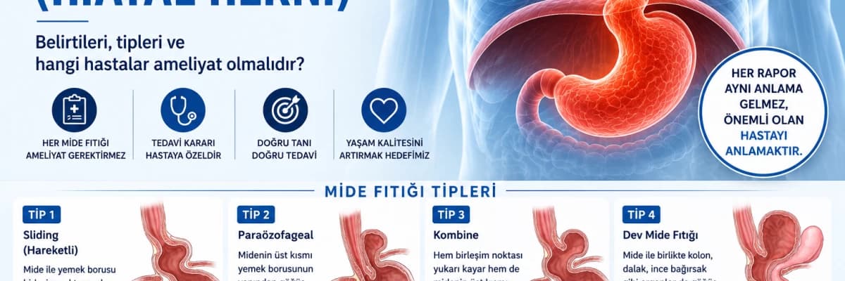 Mide Fıtığı (Hiatal Herni) Nedir?