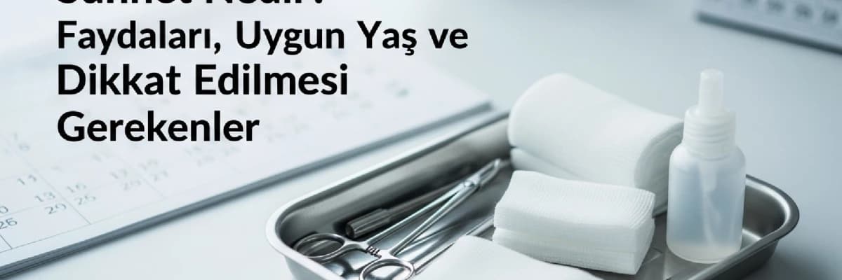 Sünnet Nedir? Faydaları, Uygun Yaş ve Dikkat Edilmesi Gerekenler