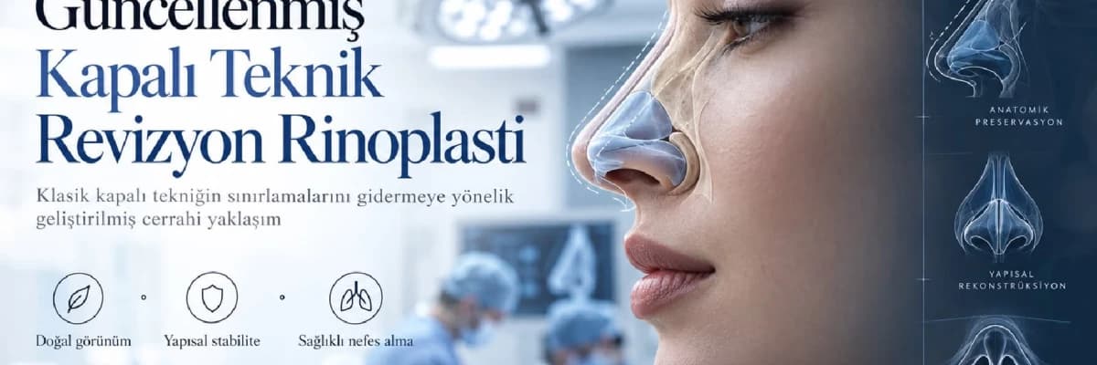 Güncellenmiş Kapalı Teknik REvizyon Rinoplasti