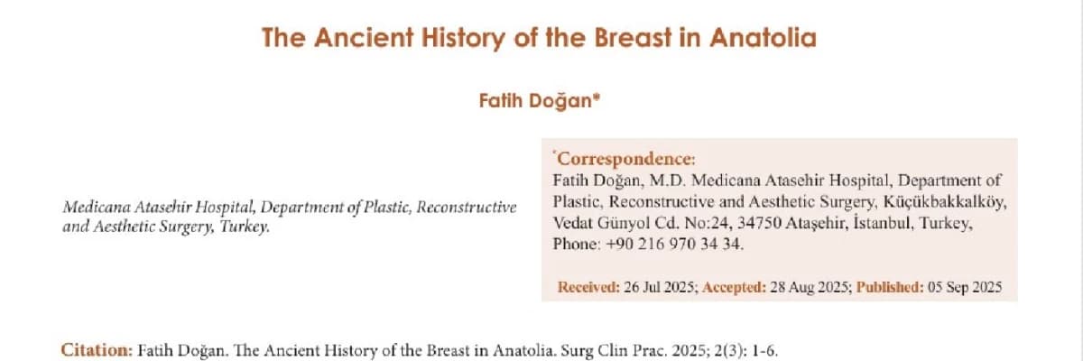 The Ancient History of the Breast in Anatolia