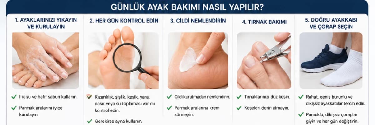 Diyabetik Ayak Bakımı Nedir? Nasıl Yapılır?