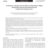 Urodynamic evaluation of acute effects of sildenafil on voiding among males with erectile dysfunction and symptomatic benign prostate(scı-scı expandıe)