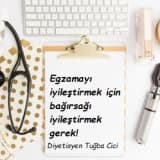 Egzamayı iyileştirmek için bağırsağı iyileştirmek gerek!