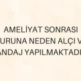 Ameliyat Sonrası Buruna Neden Alçı ve Bandaj Yapılmaktadır?