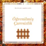 Öğrenilmiş çaresizlik