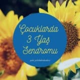 Çocuklarda 3 Yaş Sendromu