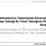 Dişeti Çekilmelerinin Tedavisinde Koronale Pozisyone Flep Tekniği ile Tünel Tekniğinin Etkinliklerinin Karşılaştırılması