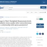 The change in Thiol-Disulphide Homeostasis levels as an oxidative stress marker after varicocelectomy: Is there a relationship with sperm parameters?