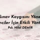 LGS Sınav Kaygısını Yönetmek: Öğrenciler İçin Etkili Yöntemler