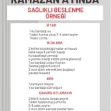 🌙 Ramazan ayında sağlıklı yaşam önerileri 🌙