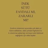 İnek Sütü Faydalı Mı, Zararlı Mı?