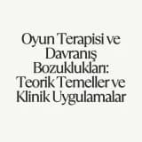 Oyun Terapisi ve Davranış Bozuklukları: Teorik Temeller ve Klinik Uygulamalar